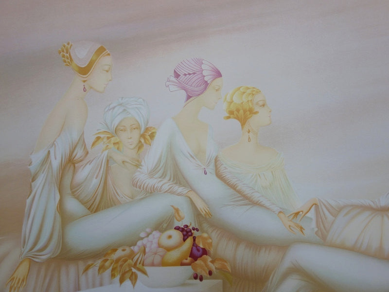 BT Philippe AUGE, Fruit bowl, Original signed lithograph