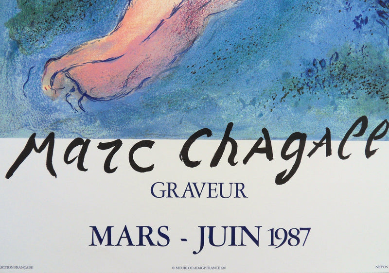 Marc CHAGALL : Daphnis et Chloé, Affiche originale (photo de détail 5) - Crédit photo : Galerie Art.Paris