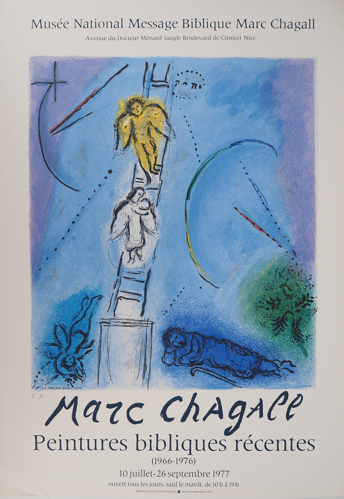 Marc CHAGALL: Jacob's Celestial Ladder, Original Poster – art.paris