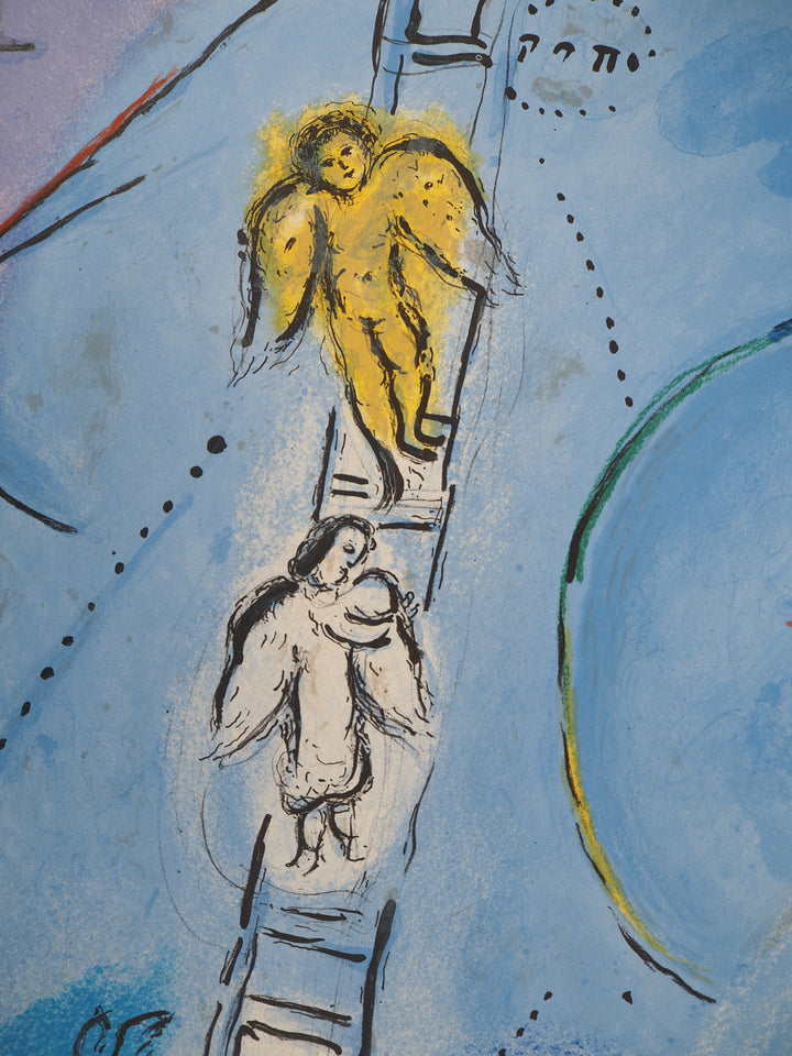Marc CHAGALL: Jacob's Celestial Ladder, Original Poster – art.paris