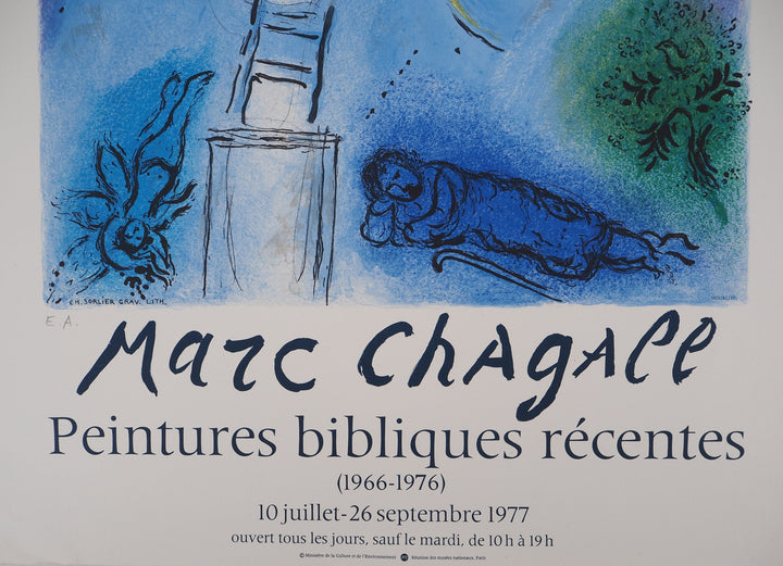 Marc CHAGALL: Jacob's Celestial Ladder, Original Poster – art.paris