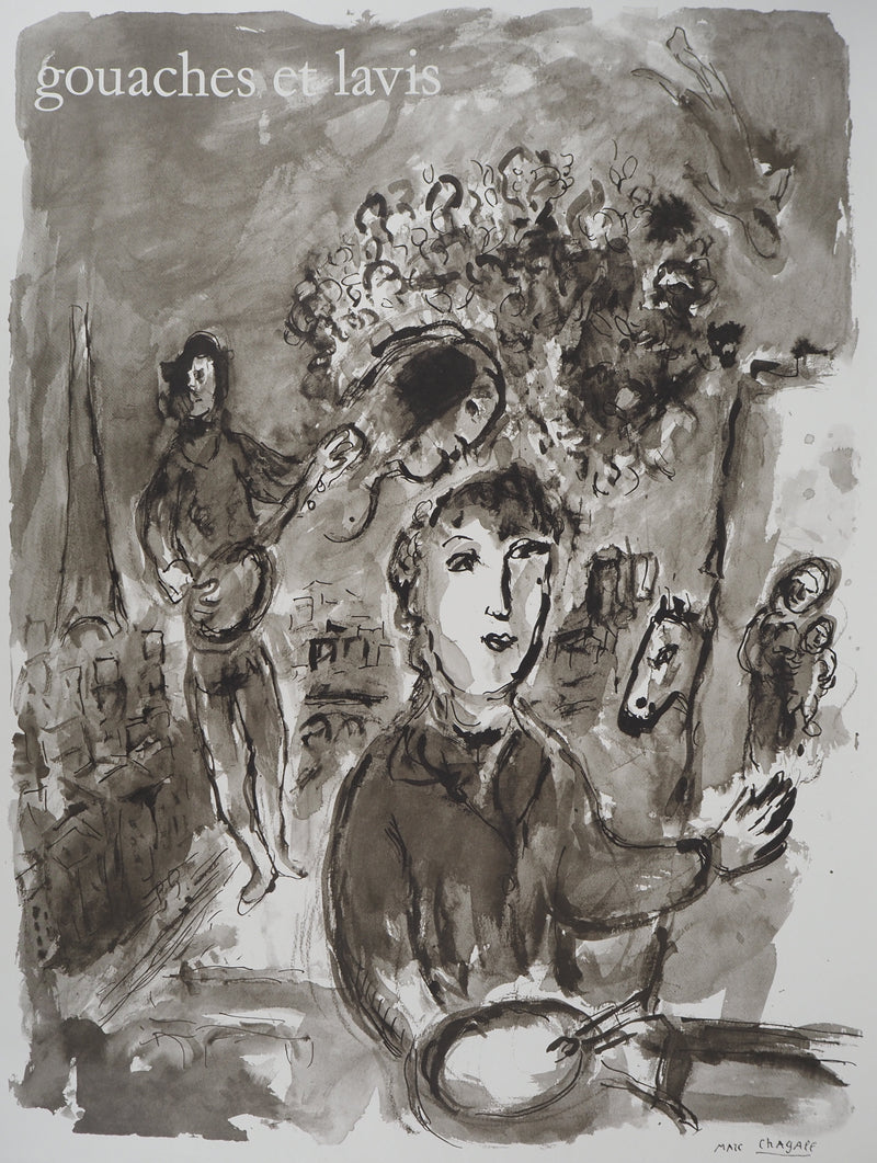 Marc CHAGALL : Le peintre dans l&