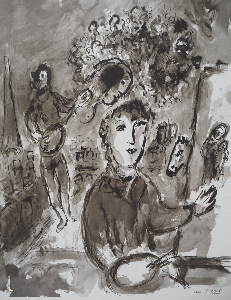 Marc CHAGALL : Le peintre dans l&