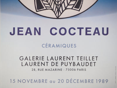 Jean COCTEAU : Céramiques, le baiser, Affiche originale (photo de détail 5) - Crédit photo : Galerie Art.Paris