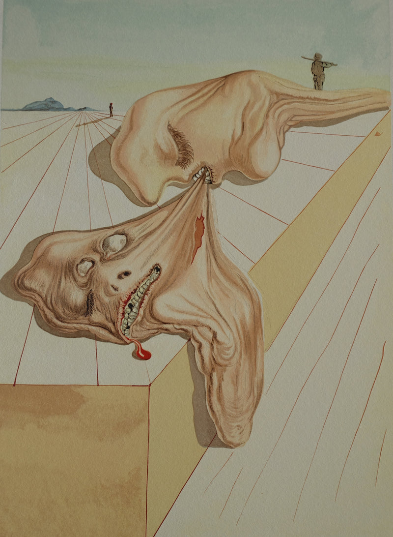 Salvador DALI : Divine Comédie, Enfer 30, Les hommes qui s&