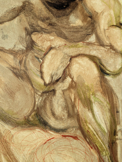 Salvador DALI : Divine Comédie, Purgatoire 15, L'envie, Gravure sur bois originale (photo de détail 4) - Crédit photo : Galerie Art.Paris