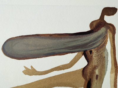 Salvador DALI : Divine Comédie, Purgatoire 22, La prodigalité, Gravure sur bois originale (photo de détail 5) - Crédit photo : Galerie Art.Paris
