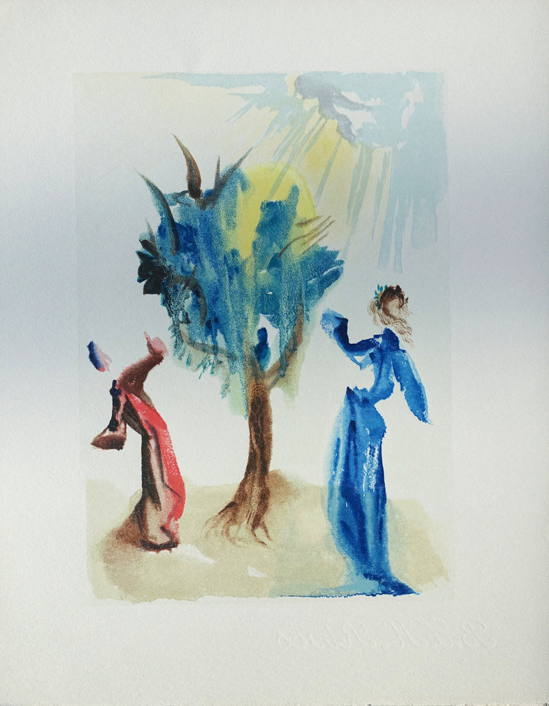 Salvador DALI : Divine Comédie, Purgatoire 24, L&