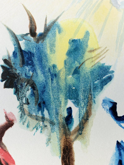 Salvador DALI : Divine Comédie, Purgatoire 24, L'arbre du châtiment, Gravure sur bois originale (photo de détail 5) - Crédit photo : Galerie Art.Paris