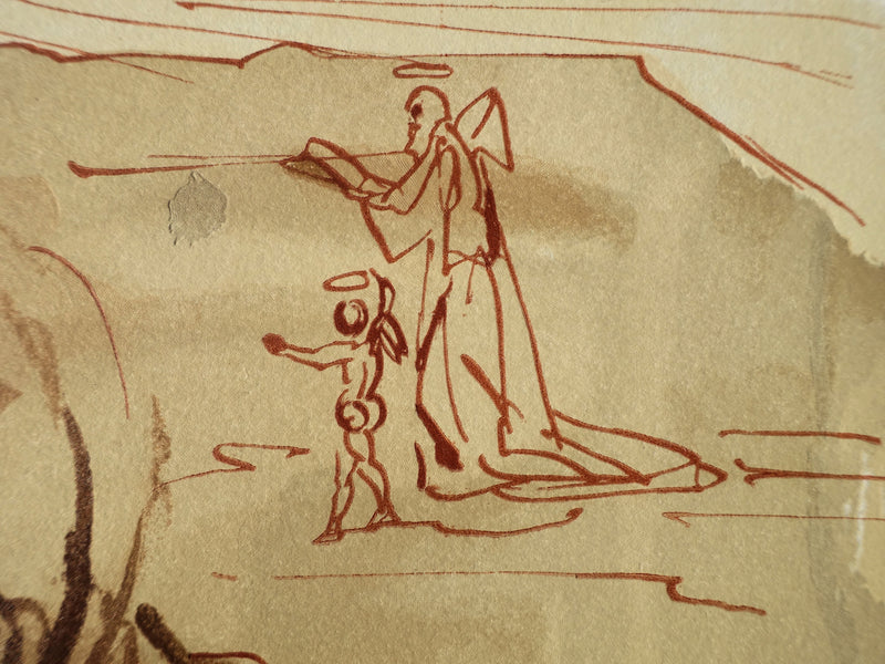 Salvador DALI : Divine Comédie, Purgatoire 30, L&