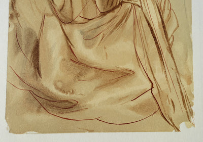 Salvador DALI : Divine Comédie, Purgatoire 30, L'annonce d'un grand événement, Gravure sur bois originale (photo de détail 5) - Crédit photo : Galerie Art.Paris