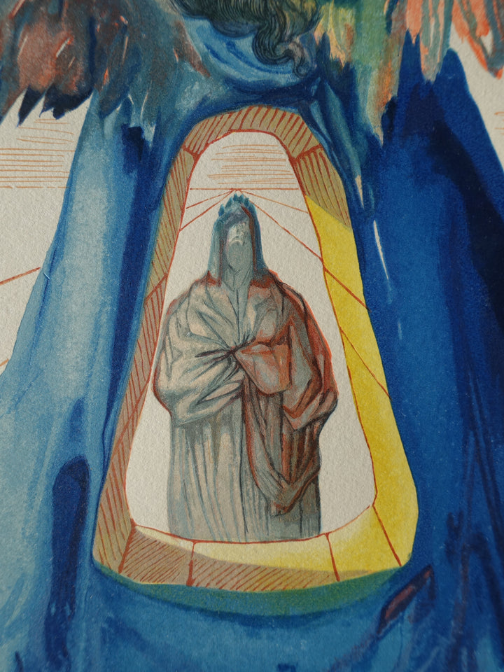 Salvador DALI: Divine Comedy, Purgatory 33, Dante Purified