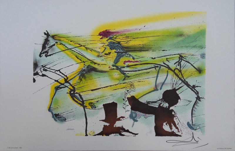 Salvador DALI : Les Chevaux daliniens, Série de 18 Lithographies originales signées