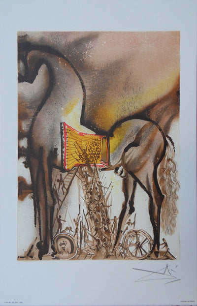 Salvador DALI : Les Chevaux daliniens, Série de 18 Lithographies originales signées