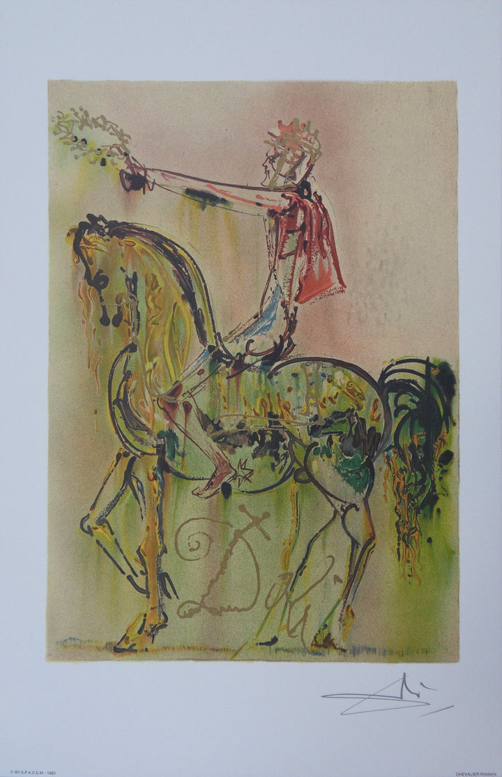 dali-lithographie-chevalier-