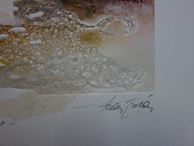 BT Francis MEAN: Flowery Valley, Original signierter Kupferstich
