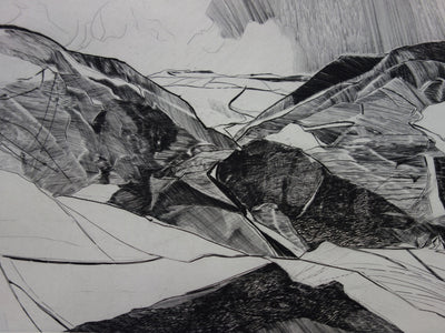 Georges BALL : Lointains, Gravure originale signée