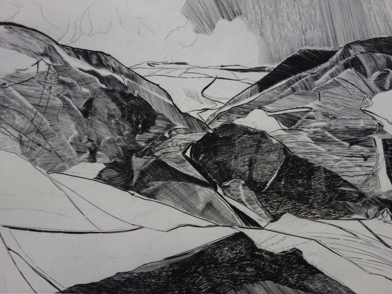 Georges BALL : Lointains, Gravure originale signée