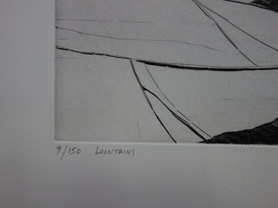 Georges BALL : Lointains, Gravure originale signée