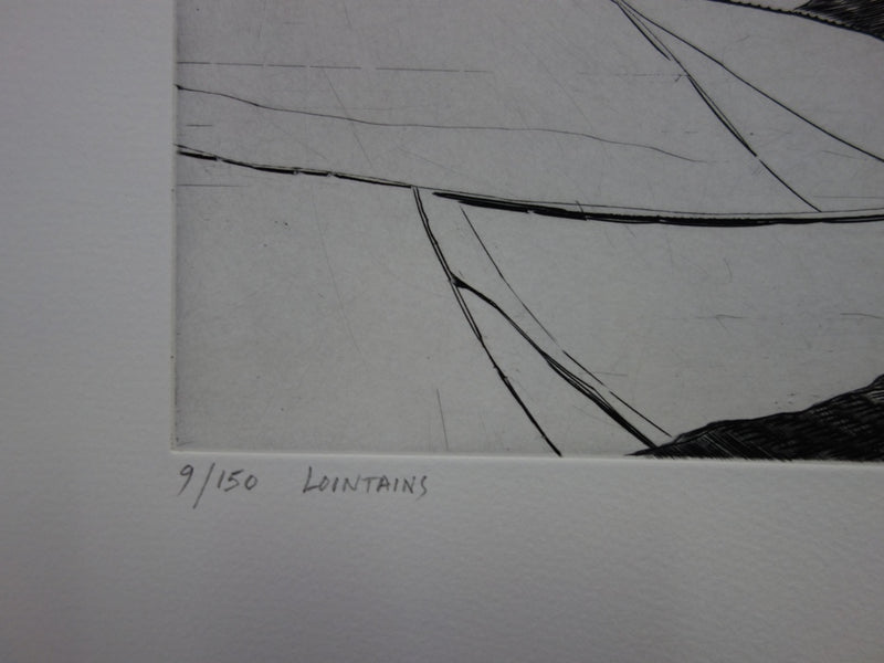 Georges BALL : Lointains, Gravure originale signée