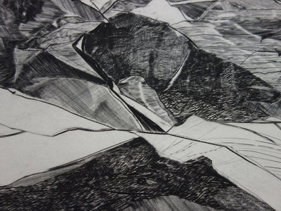 Georges BALL : Lointains, Gravure originale signée