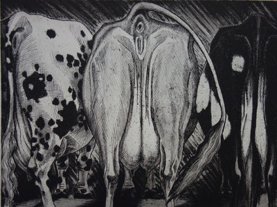 Agathe MAY : L'envol des oiseaux, Gravure originale (photo de détail 4) - Crédit photo : Galerie Art.Paris