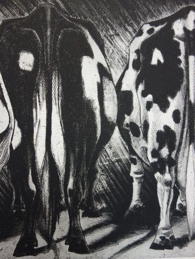 Agathe MAY : L'envol des oiseaux, Gravure originale (photo de détail 5) - Crédit photo : Galerie Art.Paris