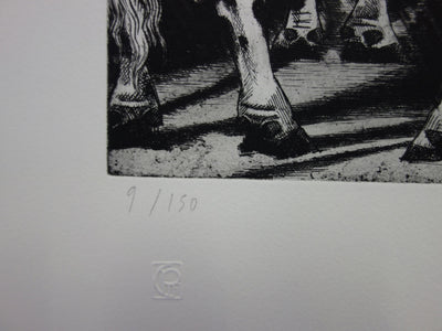 Agathe MAY : L'envol des oiseaux, Gravure originale (photo de détail 6) - Crédit photo : Galerie Art.Paris