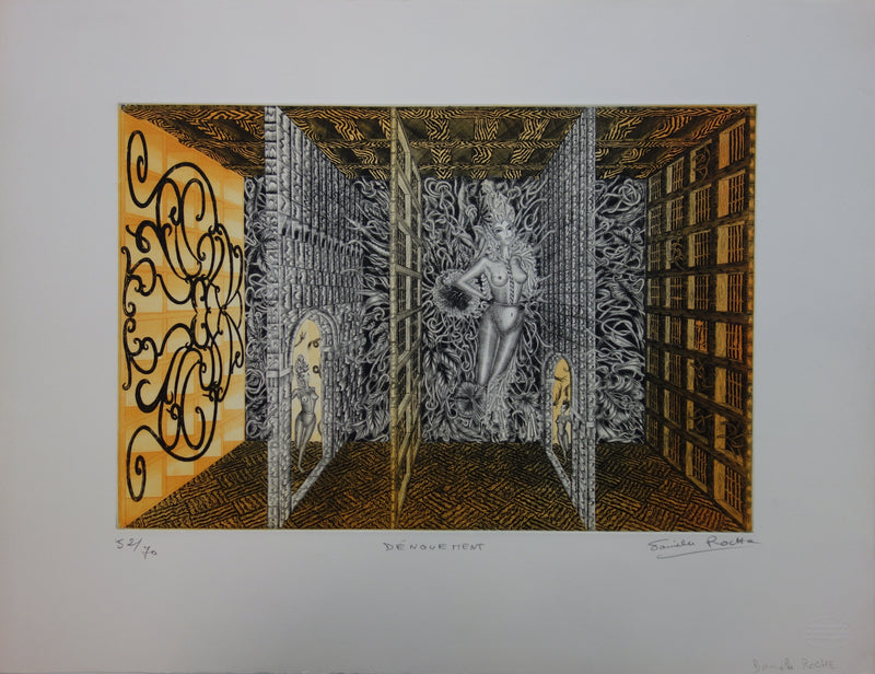 Joêl ROCHE : Dénouement, Gravure originale signée