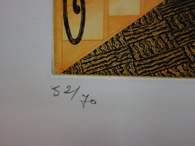 Joêl ROCHE : Dénouement, Gravure originale signée