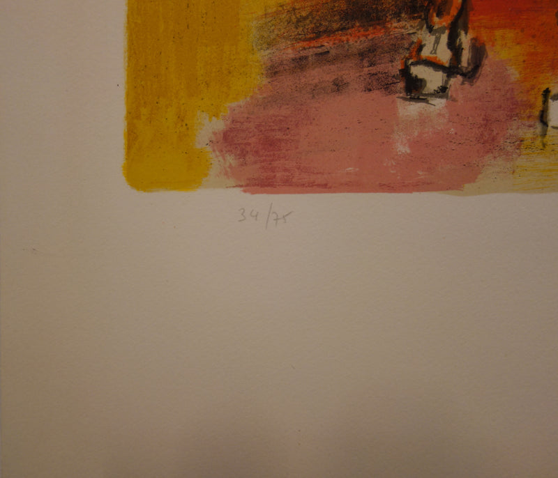 Paul GUIRAMAND: Adam and Eve, Original signed lithograph
