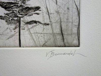 Véronique BONNARDEL : Zen, La voie du soleil, Gravure originale signée