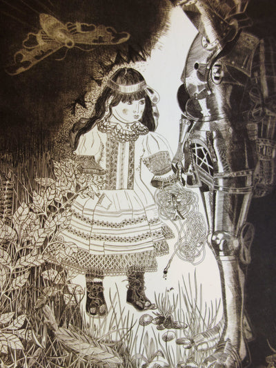 Joêl ROCHE : Utopie deux, Gravure originale signée