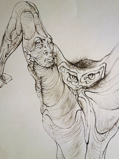 Hans BELLMER : Vase naturel - Gravure originale signée