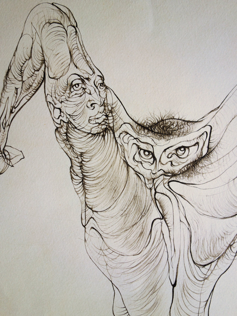 Hans BELLMER : Vase naturel - Gravure originale signée