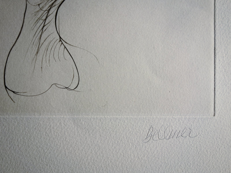 Hans BELLMER : Vase naturel - Gravure originale signée