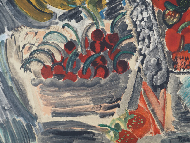 Raoul DUFY : Nature morte aux bananes, Lithographie originale (photo de détail 5) - Crédit photo : Galerie Art.Paris