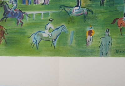 Raoul DUFY : Londres, le grand prix à Ascot, Lithographie originale (photo de détail 10) - Crédit photo : Galerie Art.Paris