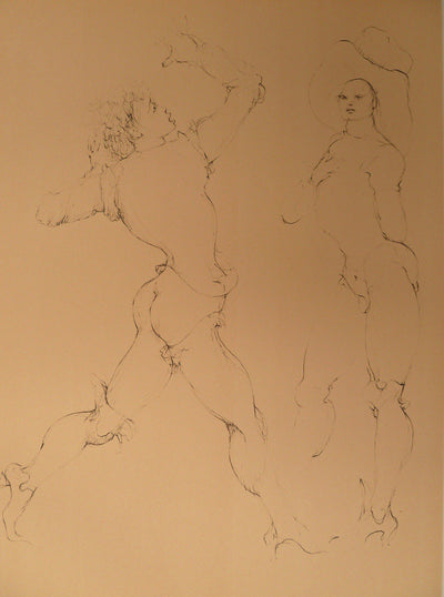 Léonor FINI: The theatrical seducer, Original signed engraving
