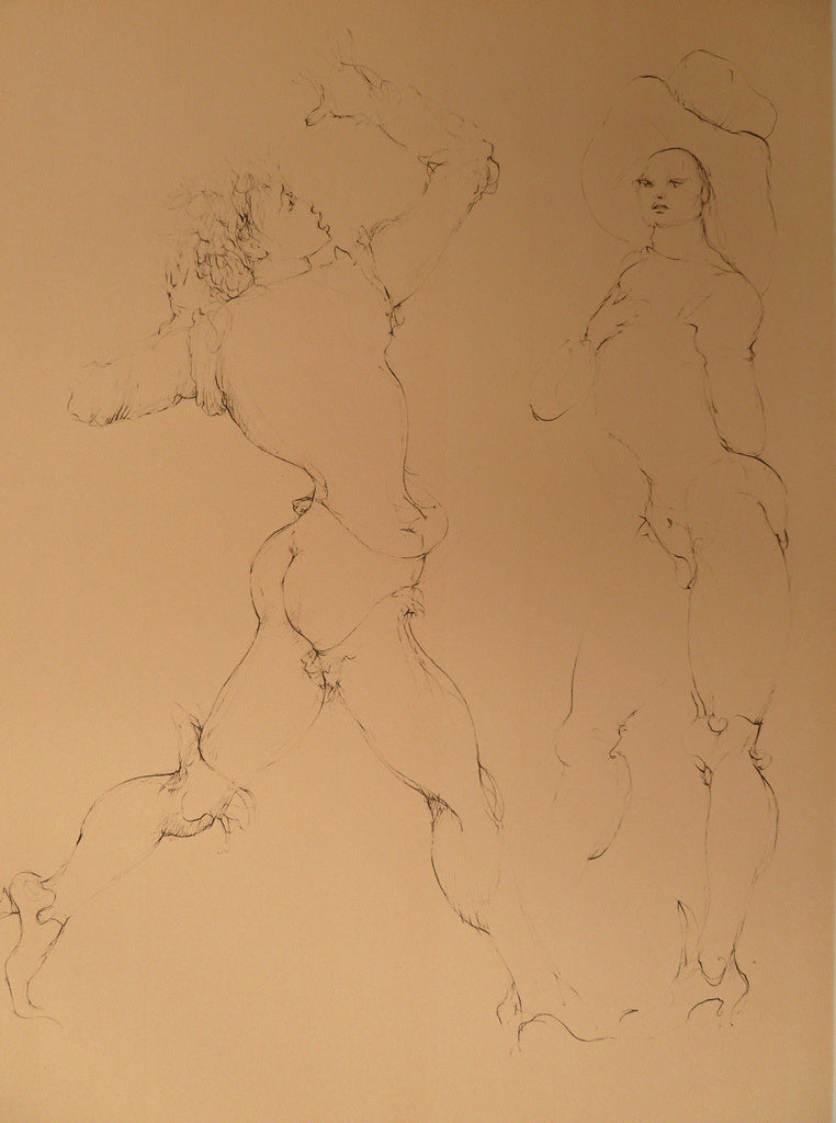 Léonor FINI: The theatrical seducer, Original signed engraving