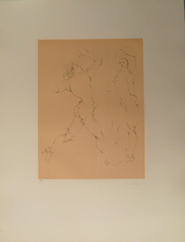 Léonor FINI: The theatrical seducer, Original signed engraving