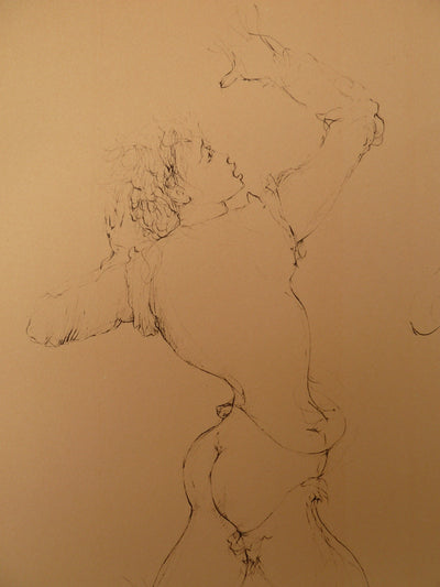 Léonor FINI: The theatrical seducer, Original signed engraving