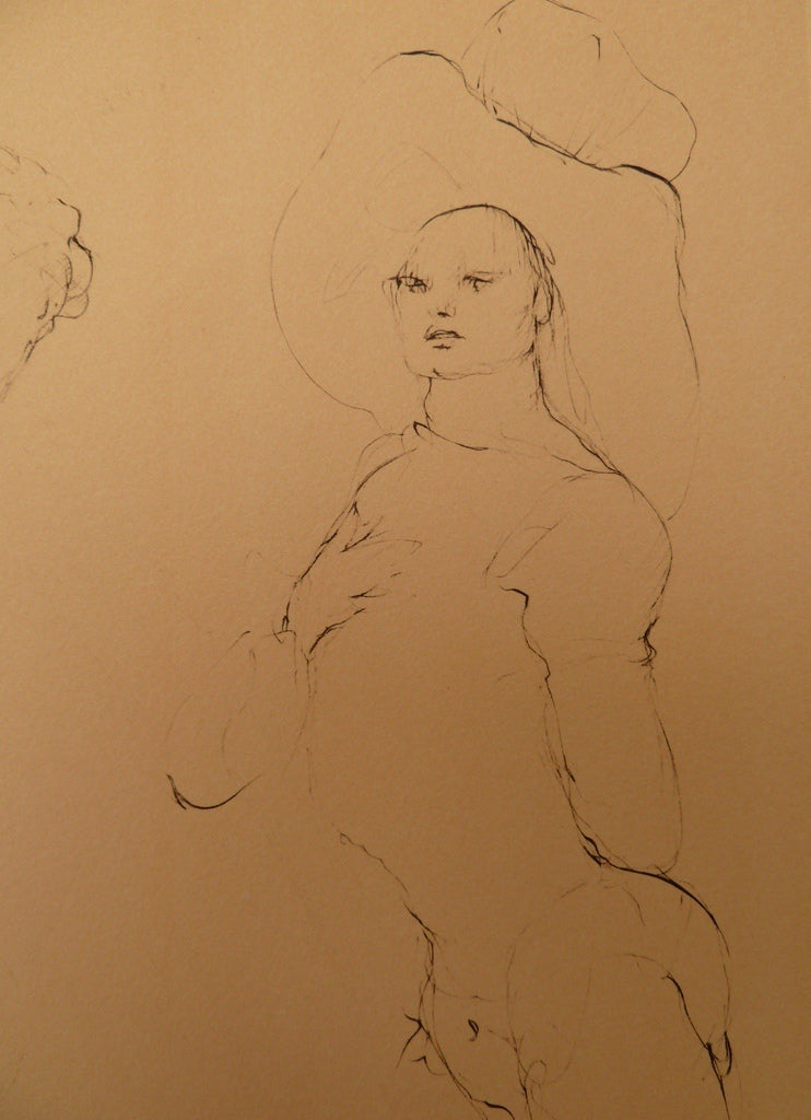 Léonor FINI: The theatrical seducer, Original signed engraving