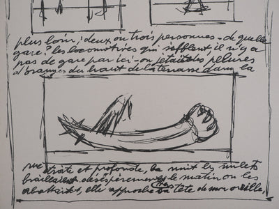 Alberto GIACOMETTI : Objets mobiles et muets, Lithographie originale (photo de détail 7) - Crédit photo : Galerie Art.Paris