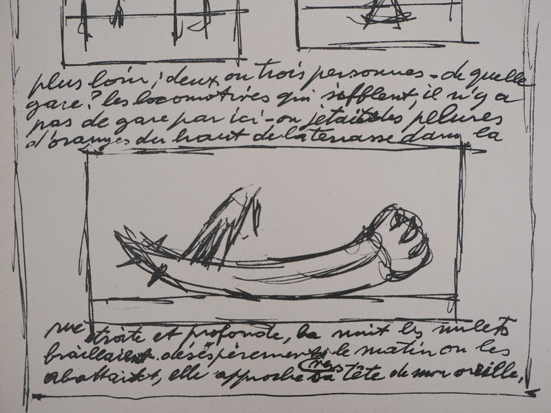 Alberto GIACOMETTI : Objets mobiles et muets, Lithographie originale (photo de détail 7) - Crédit photo : Galerie Art.Paris
