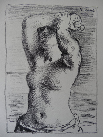 Wilhelm GIMMI : Arianne, Lithographie originale (photo de détail 2) - Crédit photo : Galerie Art.Paris