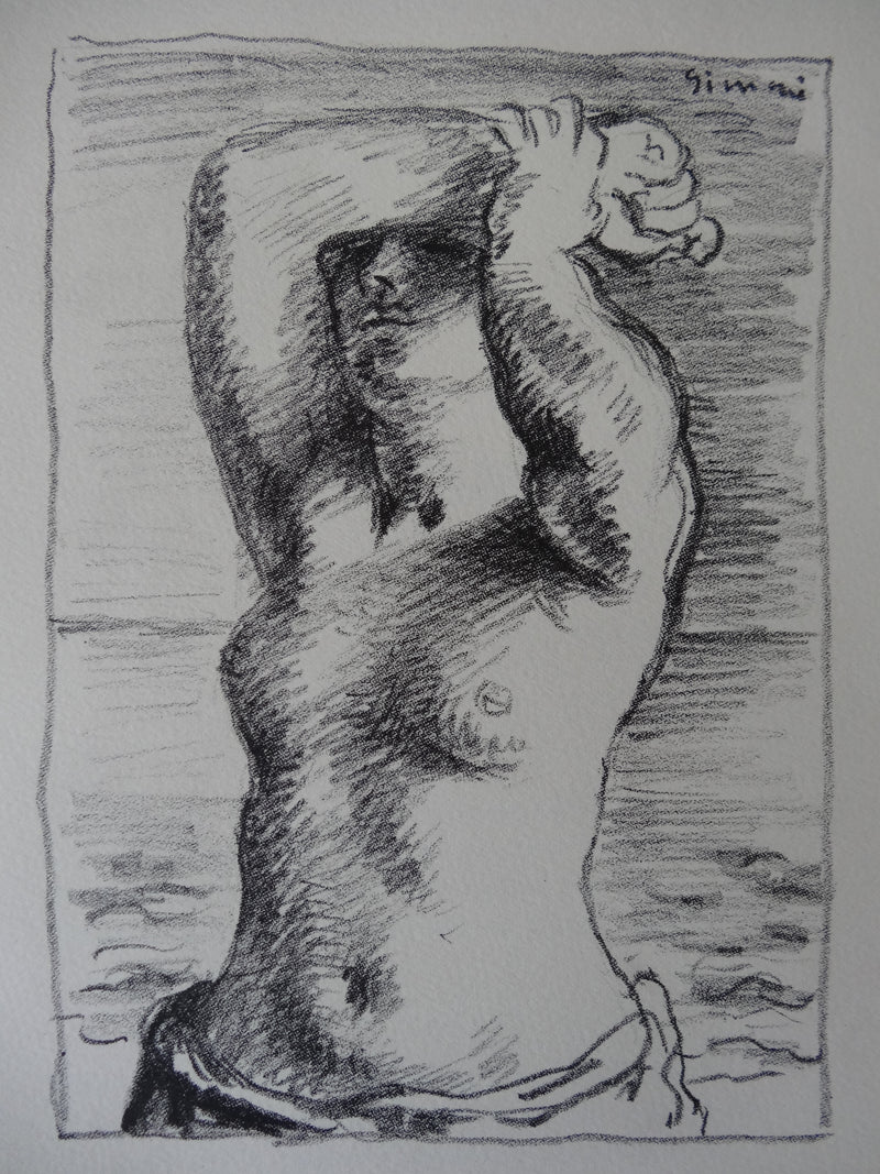 Wilhelm GIMMI : Arianne, Lithographie originale (photo de détail 2) - Crédit photo : Galerie Art.Paris