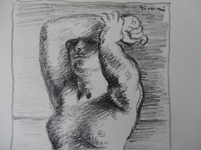 Wilhelm GIMMI : Arianne, Lithographie originale (photo de détail 3) - Crédit photo : Galerie Art.Paris
