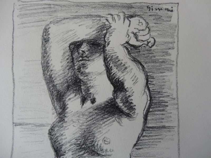 Wilhelm GIMMI : Arianne, Lithographie originale (photo de détail 3) - Crédit photo : Galerie Art.Paris