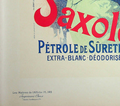 Jules CHERET : Saxoléine, Lithographie originale signée